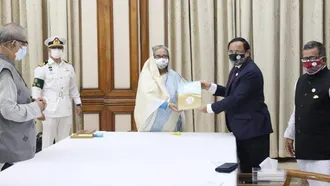 PM releases postage stamp on Biman’s golden jubilee