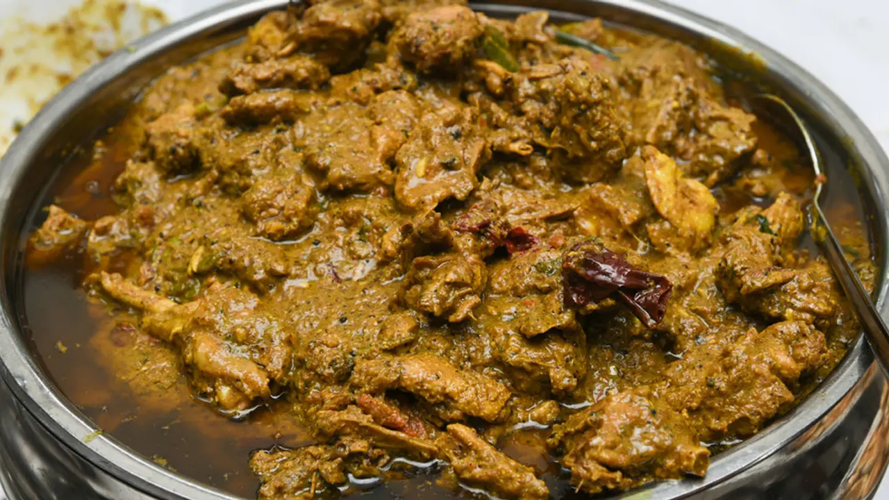 বাটা মসলায় হাঁসের মাংস