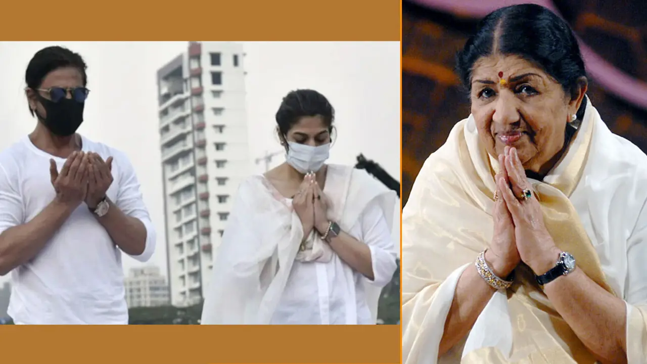 লতার শেষকৃত্যে শাহরুখের মোনাজাত, বিজেপি নেতার কটাক্ষ