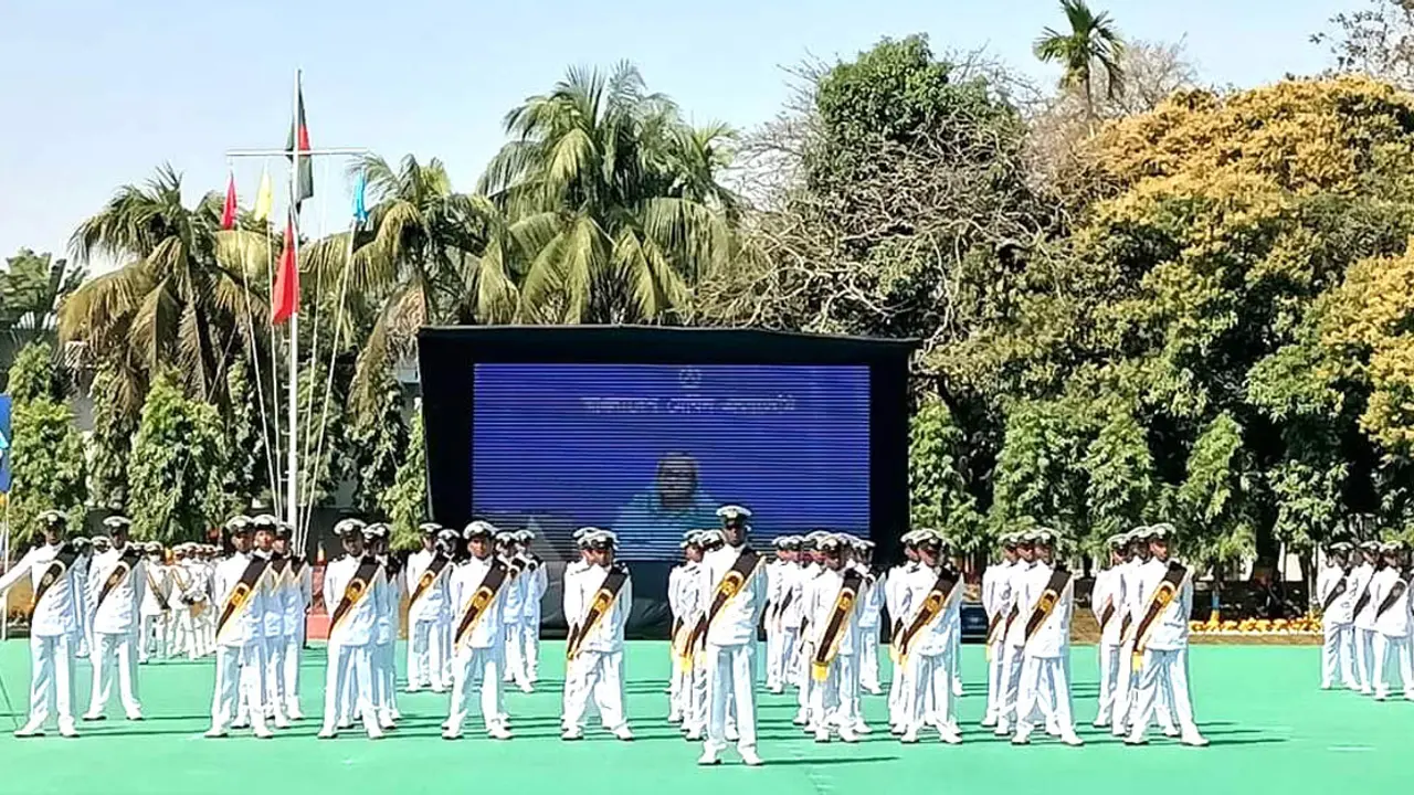 বিশ্ব সমুদ্রে প্রবেশ করলেন মেরিন একাডেমির ৩৫৯ ক্যাডেট