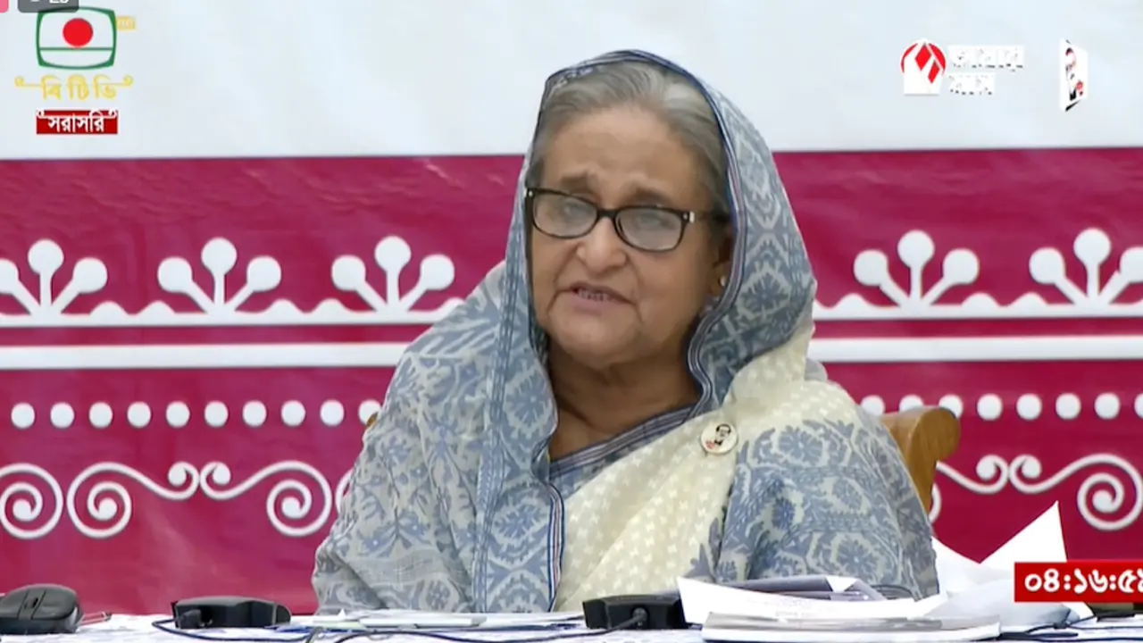 বইমেলার উদ্বোধন করলেন প্রধানমন্ত্রী