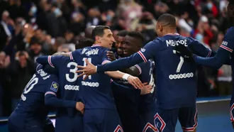 Mbappe nets twice as PSG turn on style against Saint-Etienne