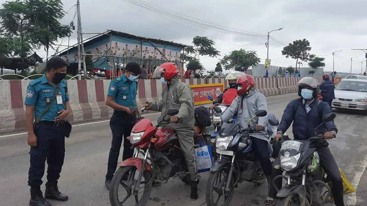 ঈদে ৭ দিন রাজধানীর প্রবেশমুখে ধরা হবে মোটরসাইকেল