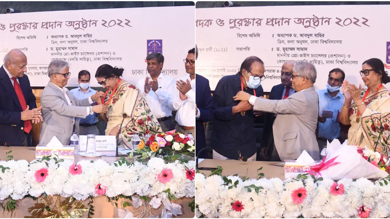 ফিরোজা বেগম স্মৃতি স্বর্ণপদক পেলেন ফেরদৌসী রহমান ও আব্দুল হাদী