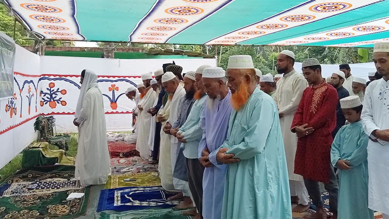 চাঁদপুরের ৩ উপজেলার বিভিন্ন গ্রামে ঈদ উদযাপিত