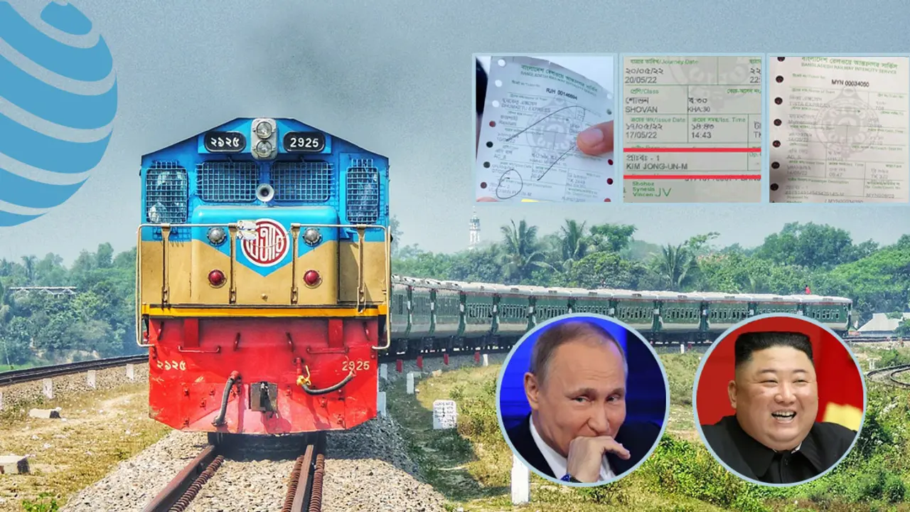 যেভাবে বাংলাদেশ রেলে ভ্রমণ করেন ‘পুতিন’ ও ‘কিম’