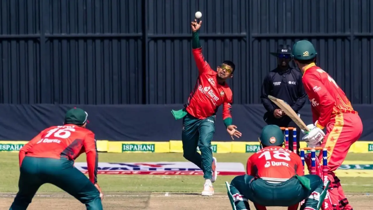 মোসাদ্দেকের ৫ উইকেট, দিশেহারা জিম্বাবুয়ে