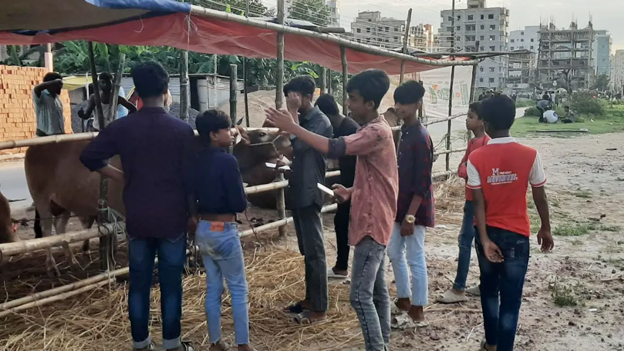 শিশু-কিশোরদের দখলে আফতাব নগর হাট