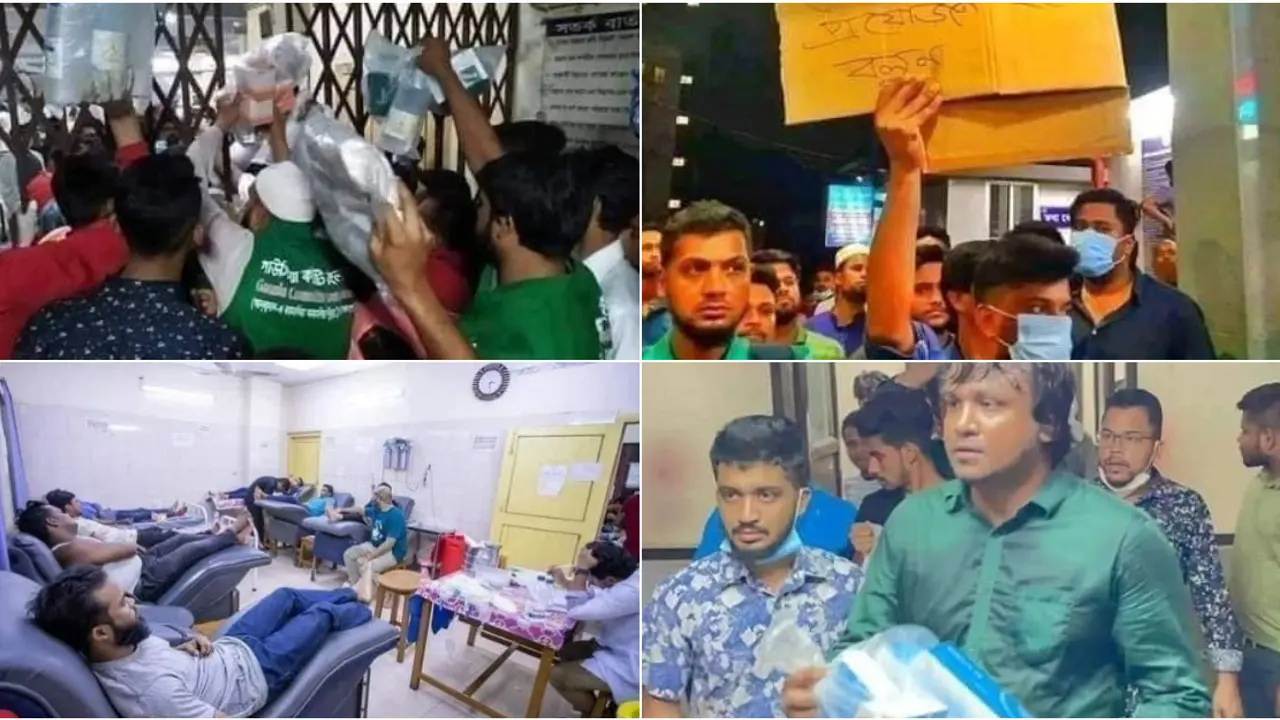 যে যেভাবে পারলেন, এগিয়ে এলেন