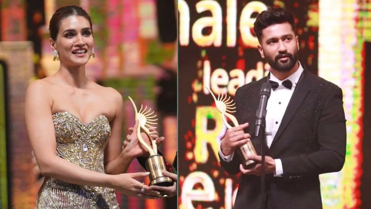 ‘আইফা’য় সেরা ভিকি ও কৃতি