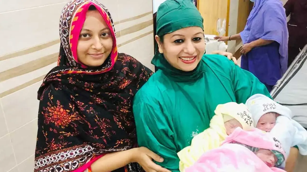 কোলে এল তিন সন্তান, নাম স্বপ্ন-পদ্মা-সেতু!