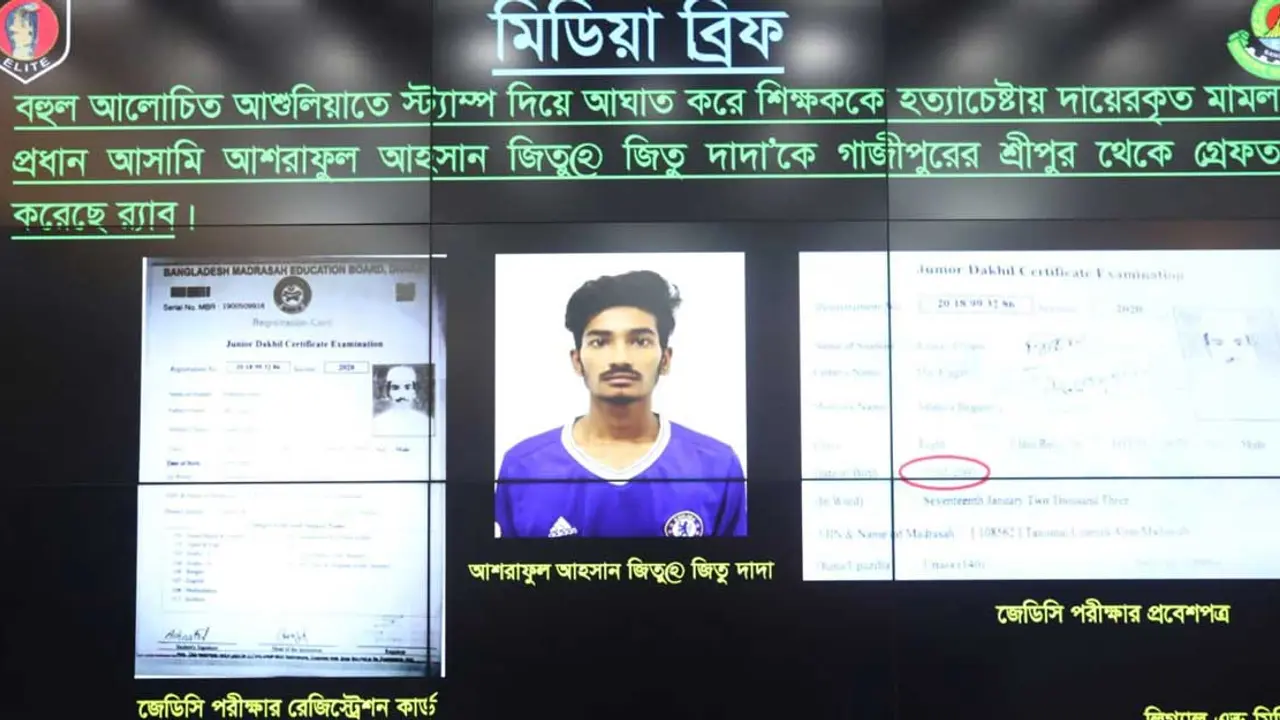 শিক্ষক উৎপল হত্যা, জিতুর ১০ দিনের রিমান্ড চায় পুলিশ