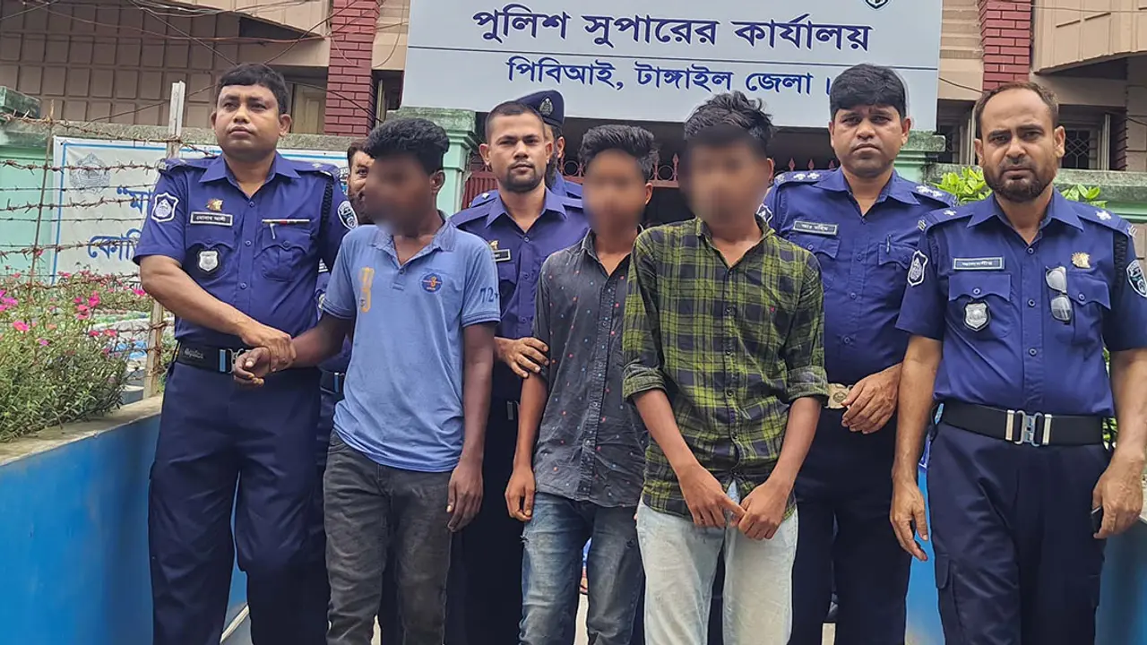 টাঙ্গাইলে শিশুকে সংঘবদ্ধ ধর্ষণের পর মৃত্যু, গ্রেপ্তার ৩