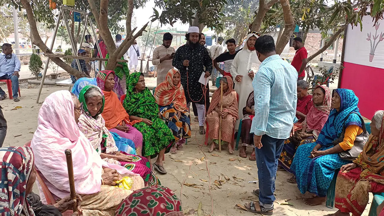 ৫০ অসহায়ের জন্য ভিন্নধর্মী আয়োজন