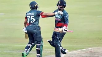 Tamim applauses Shakib for his dedication to the country