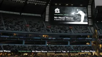 Australia farewells legend Warne at MCG memorial