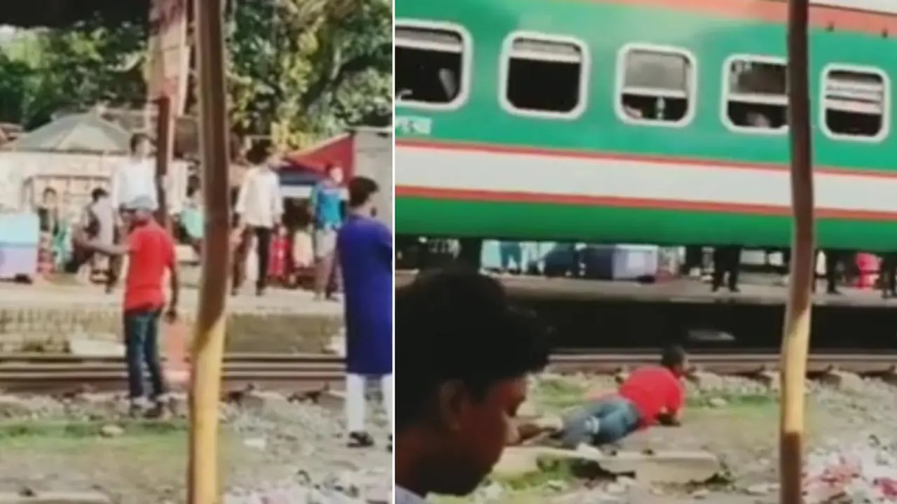 সেলফি তুলতে গিয়ে চলন্ত ট্রেনের সঙ্গে ধাক্কা