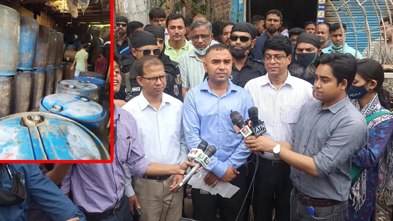 গুদামে মজুত ১২ হাজার লিটার তেল, তিন প্রতিষ্ঠানকে জরিমানা