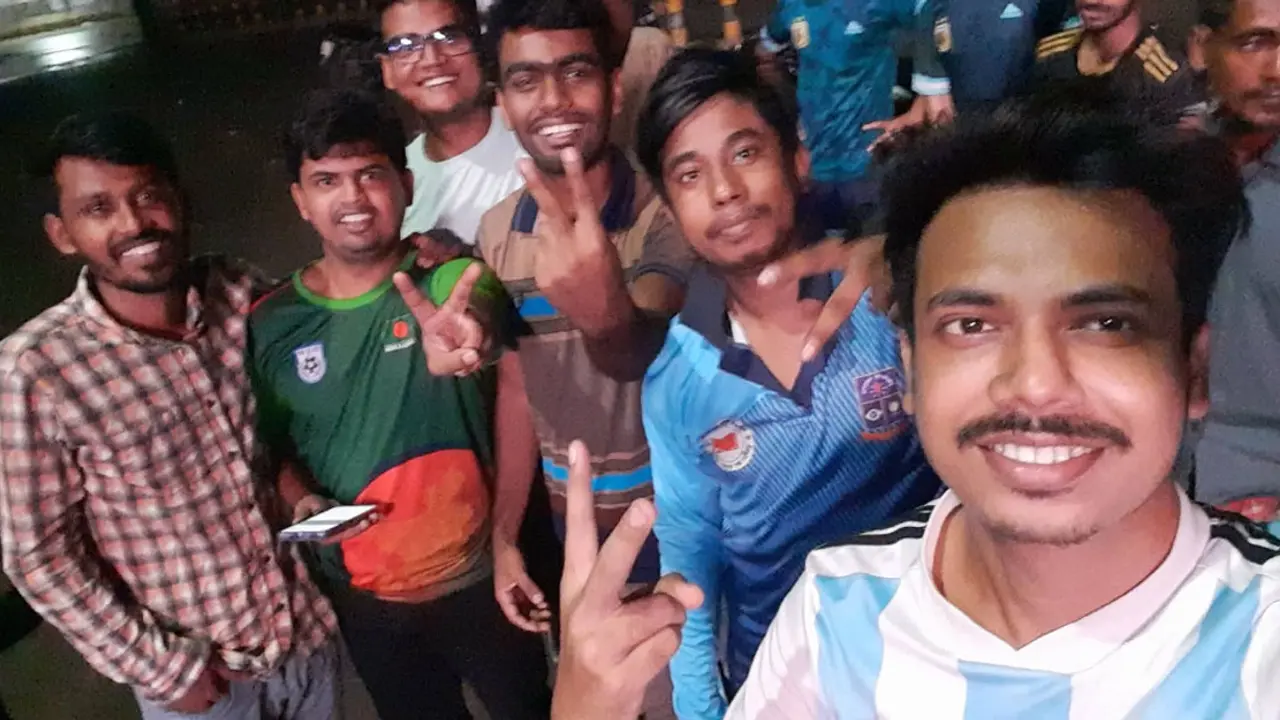 আর্জেন্টিনার ফিনালিসিমা জয়ে টিএসসিতে উল্লাস