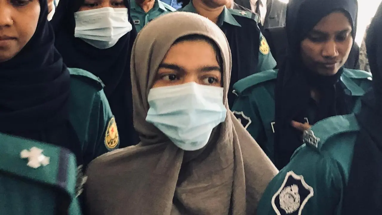 ফারদিন হত্যা মামলায় বান্ধবী বুশরার পাঁচ দিনের রিমান্ড