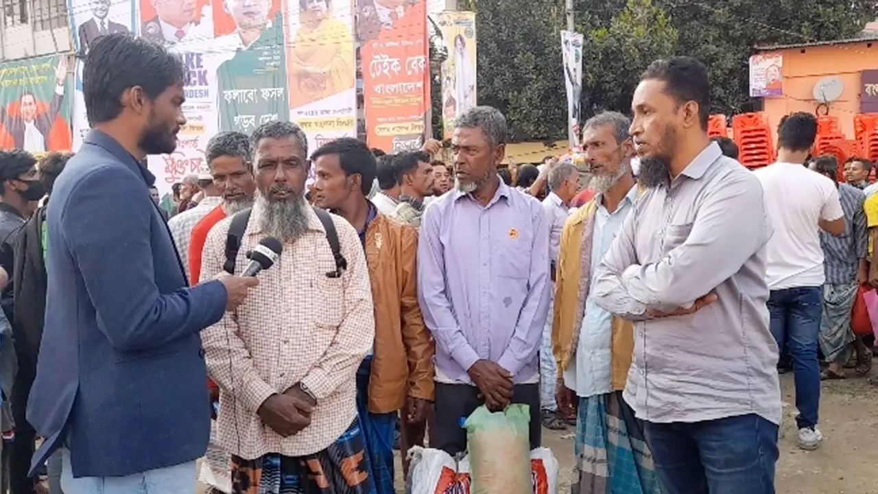 ৩ দিন আগেই কাঁথা-বালিশ নিয়ে বিএনপির সমাবেশে হাজির তারা