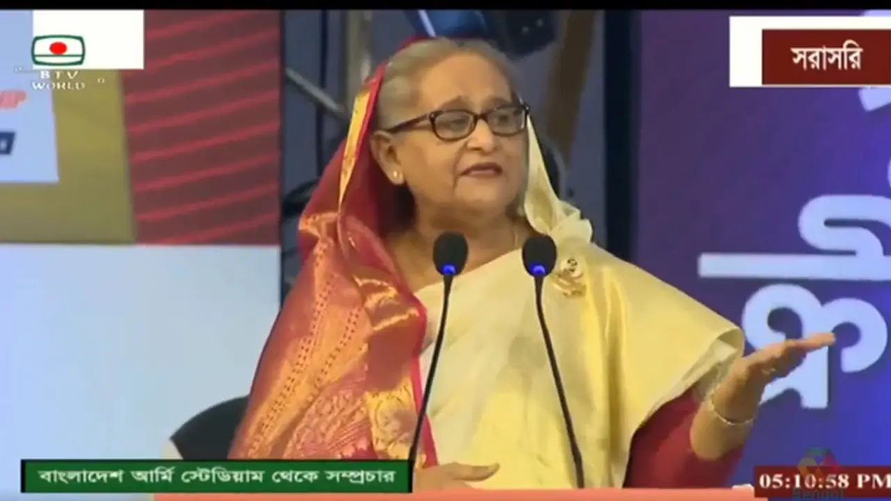 যখনই সময় পাই খেলা দেখি : প্রধানমন্ত্রী