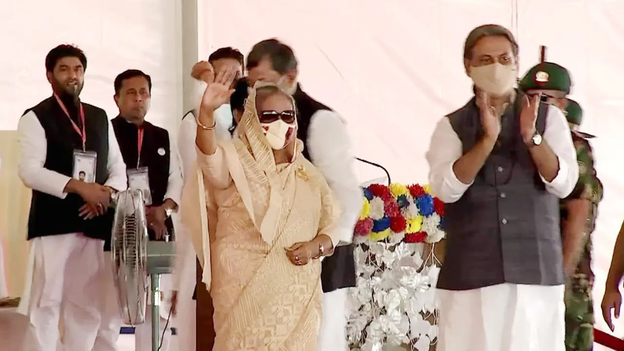 যুব মহাসমাবেশের উদ্বোধন করলেন শেখ হাসিনা