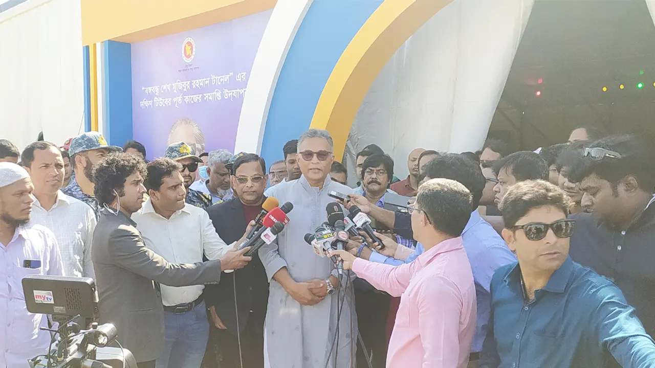 বঙ্গবন্ধু টানেলে যান চলাচল জানুয়ারিতে : মুখ্যসচিব