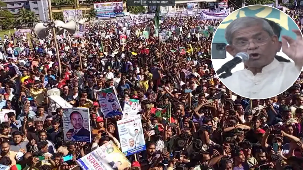 নিরাপদে চলে যান, নইলে পালানোর পথ পাবেন না : মির্জা ফখরুল