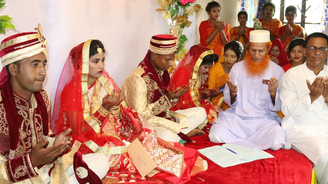 আড়ম্বর আয়োজনে নতুন জীবনে সৃষ্টি-তানজিলা