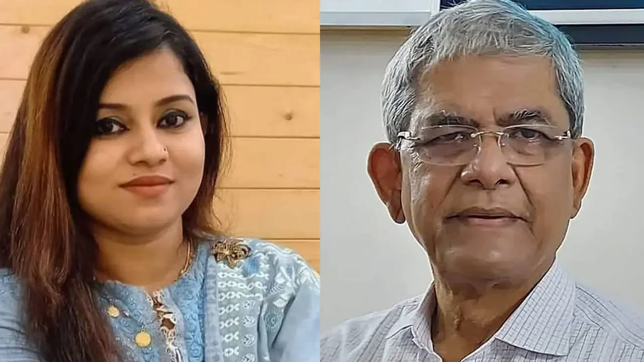 স্মৃতিকে পুলিশ যেভাবে গ্রেপ্তার করেছে তা অমানবিক : মির্জা ফখরুল