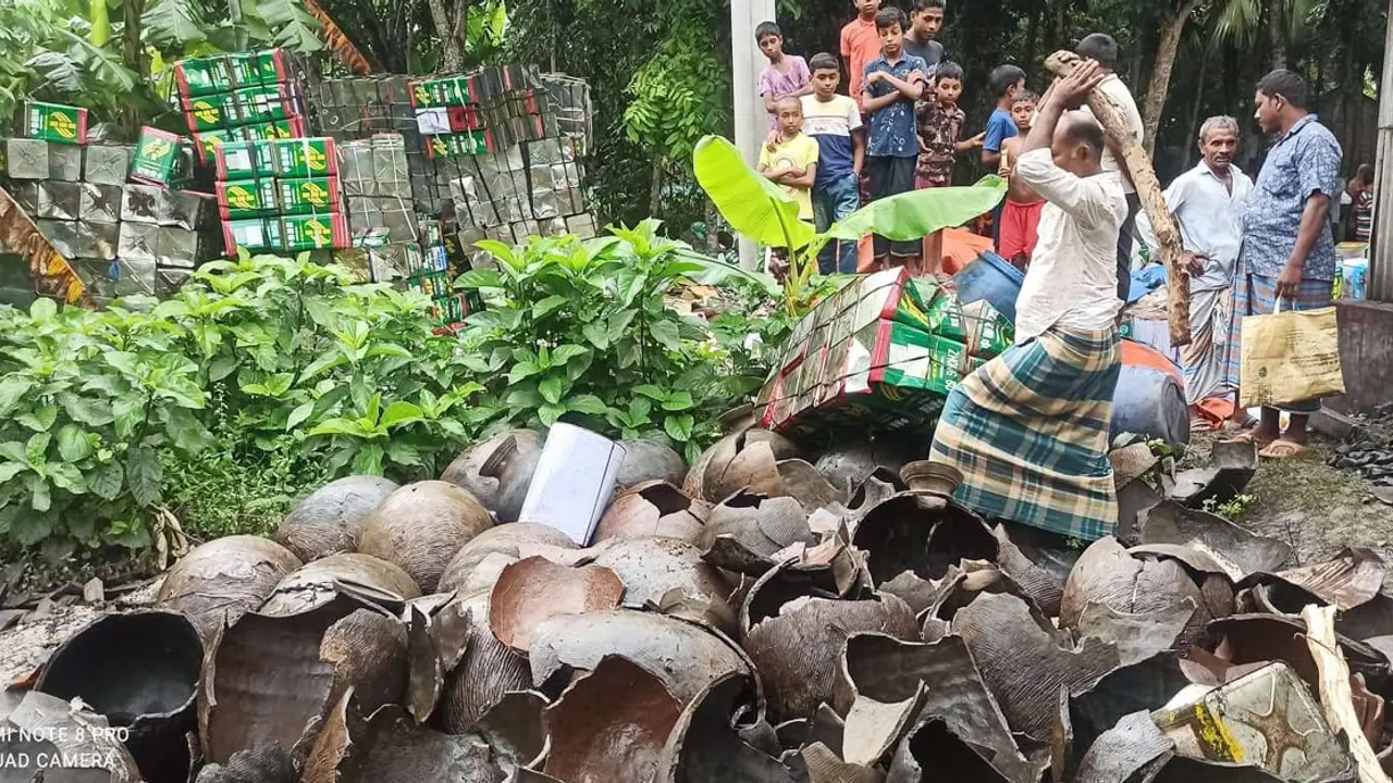 কেমিক্যাল-রং মিশিয়ে ভেজাল গুড় তৈরি, কারখানা সিলগালা
