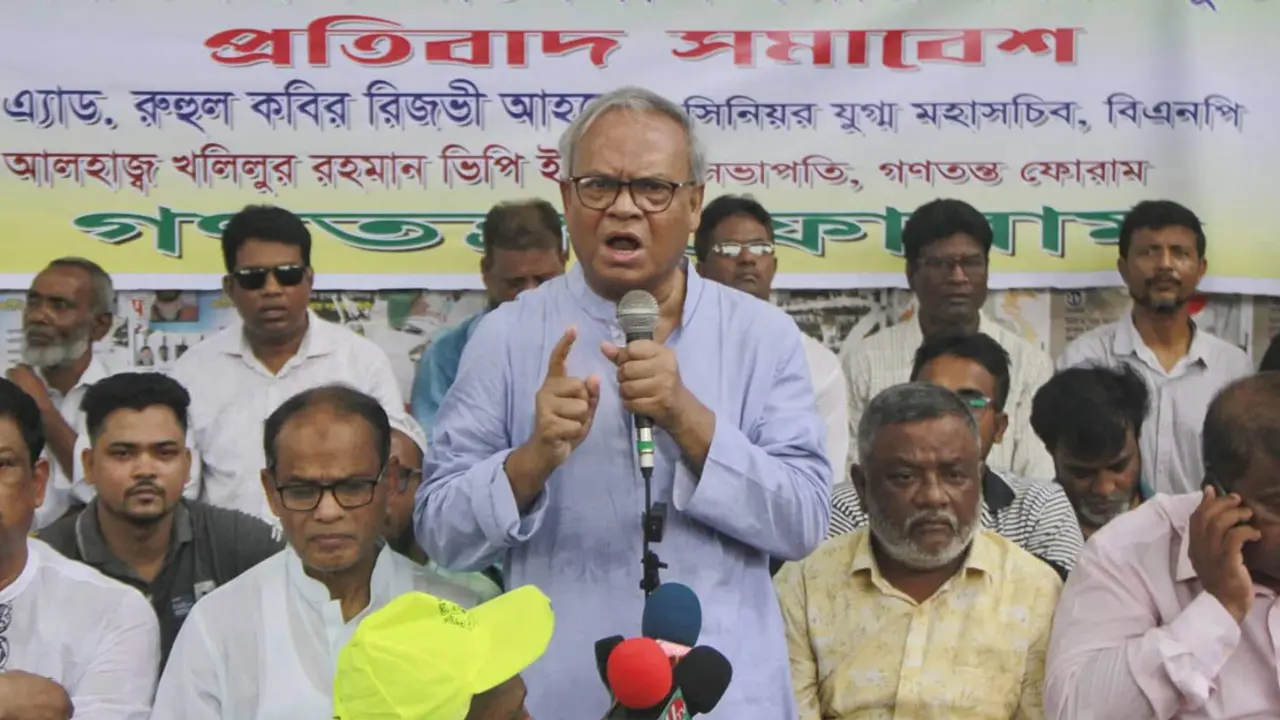 গণতন্ত্রকে স্বৈরতন্ত্রে রূপান্তরের কারিগর শেখ হাসিনা : রিজভী
