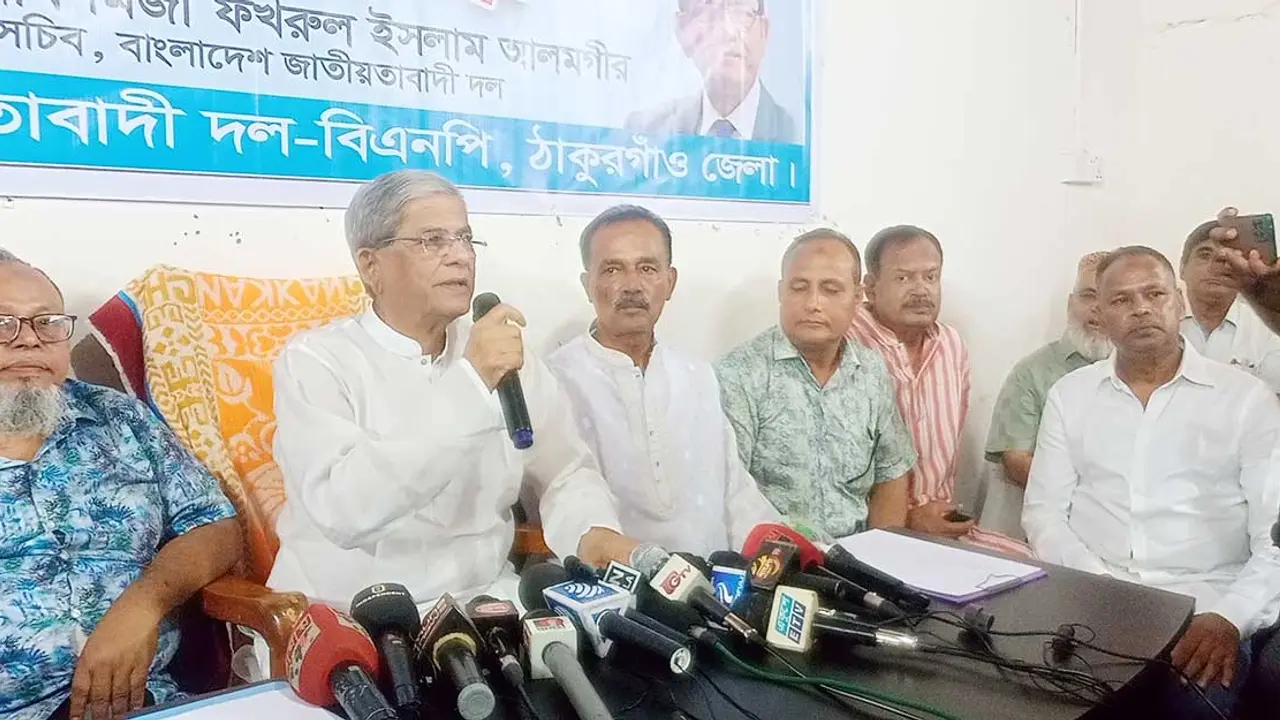 ভাগ বাটোয়ারা ঠিকমতো না হওয়ায় নির্বাচন বন্ধ করা হয়েছে : ফখরুল