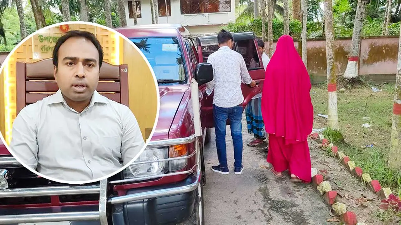 হাফসাকে ডেকে নিলেন ইউএনও, নিজের গাড়িতে পাঠালেন ডাক্তারের কাছে