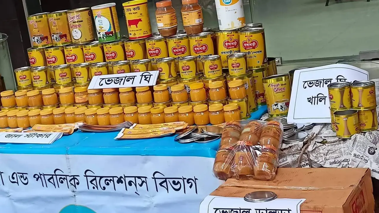 ‘সয়াবিন তেল দিয়ে তৈরি হতো নামি দামি ব্র্যান্ডের ঘি’
