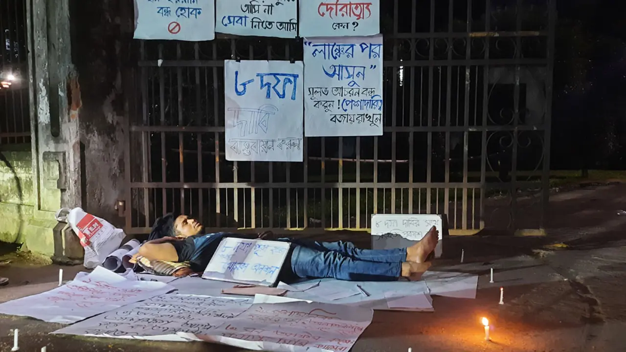 অনশনে নিস্তেজ হয়ে পড়ছেন ঢাবির সেই শিক্ষার্থী