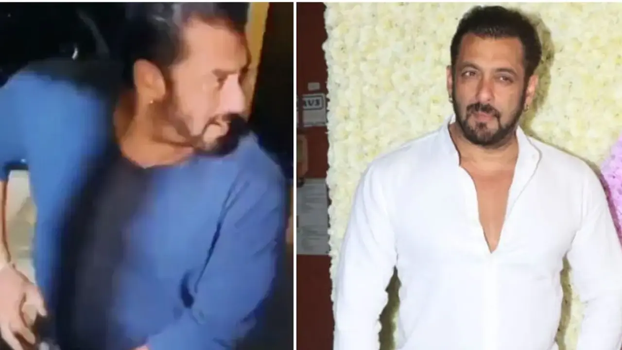 প্যান্টের পকেটে পানীয় ভর্তি গ্লাস লুকালেন সালমান খান