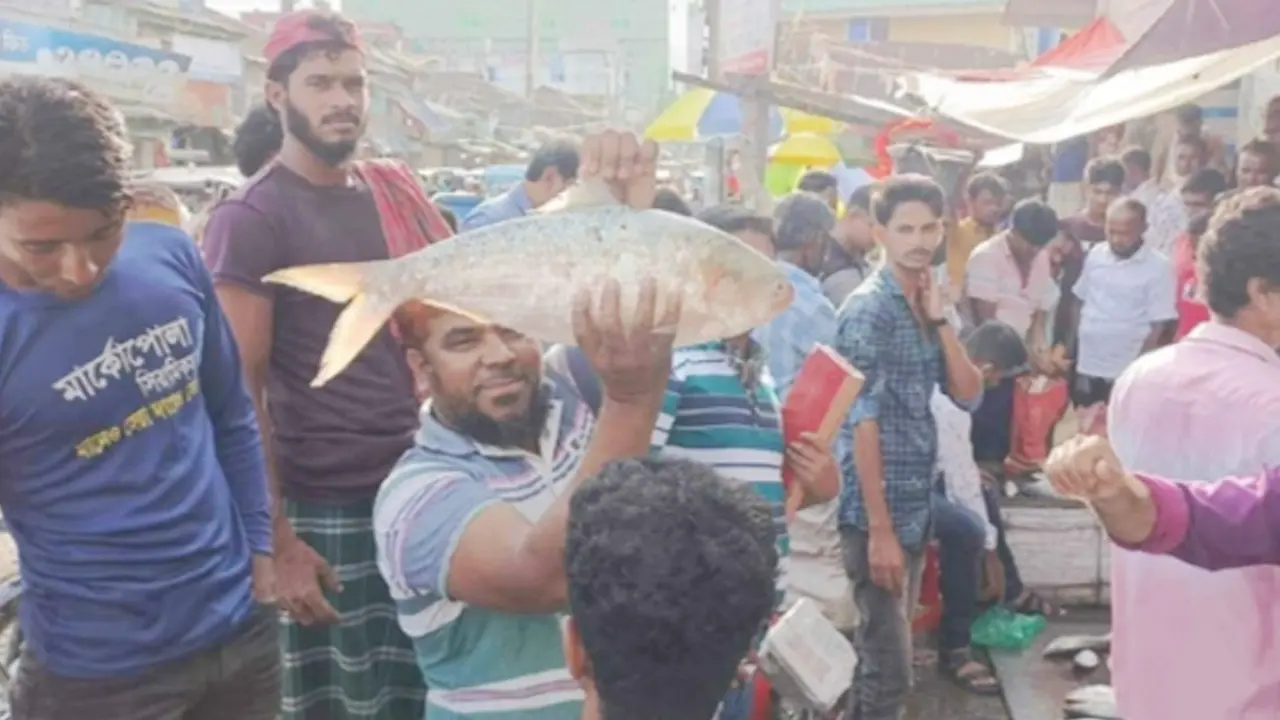 এক ইলিশ ৭ হাজারে বিক্রি