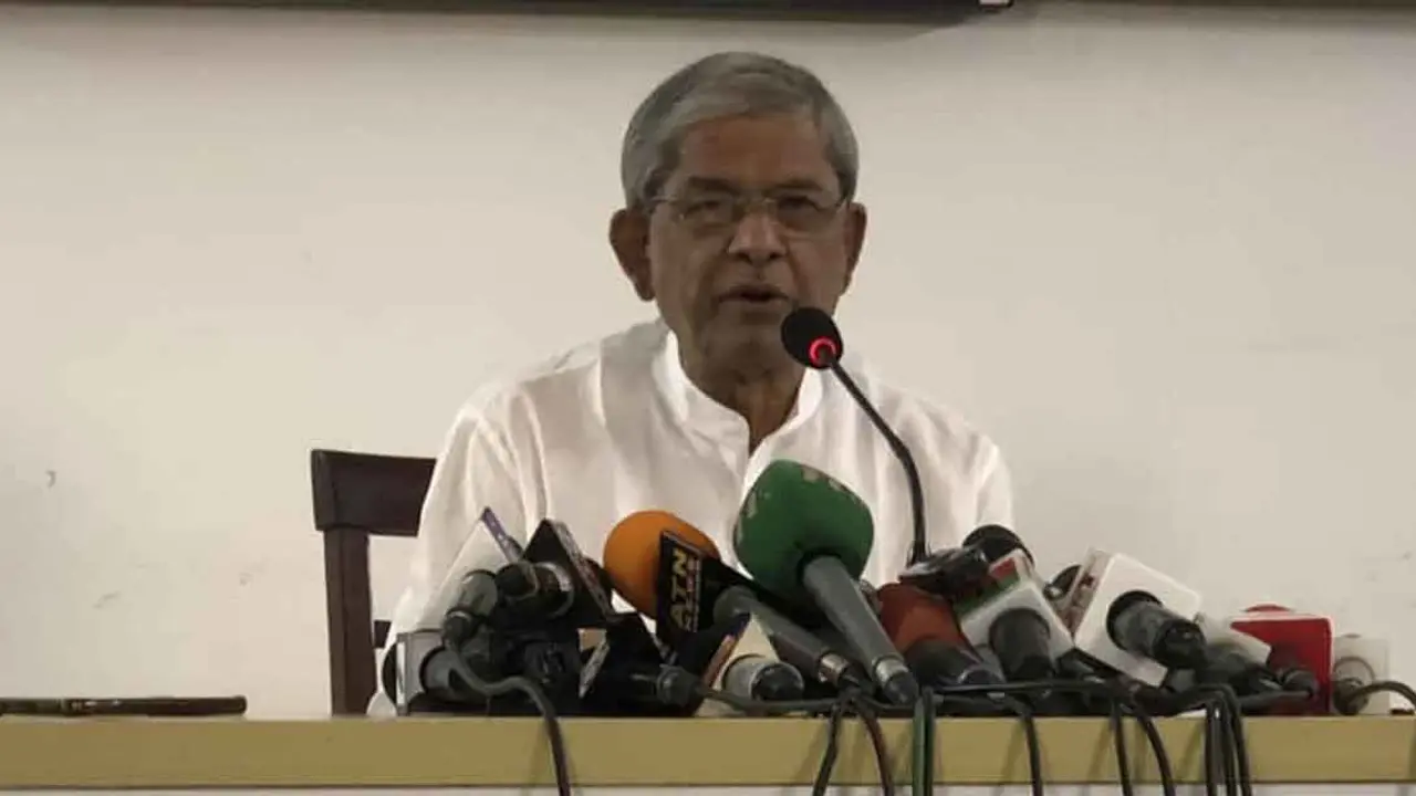 সরকার পতন না হওয়া পর্যন্ত আন্দোলন চলবে : মির্জা ফখরুল