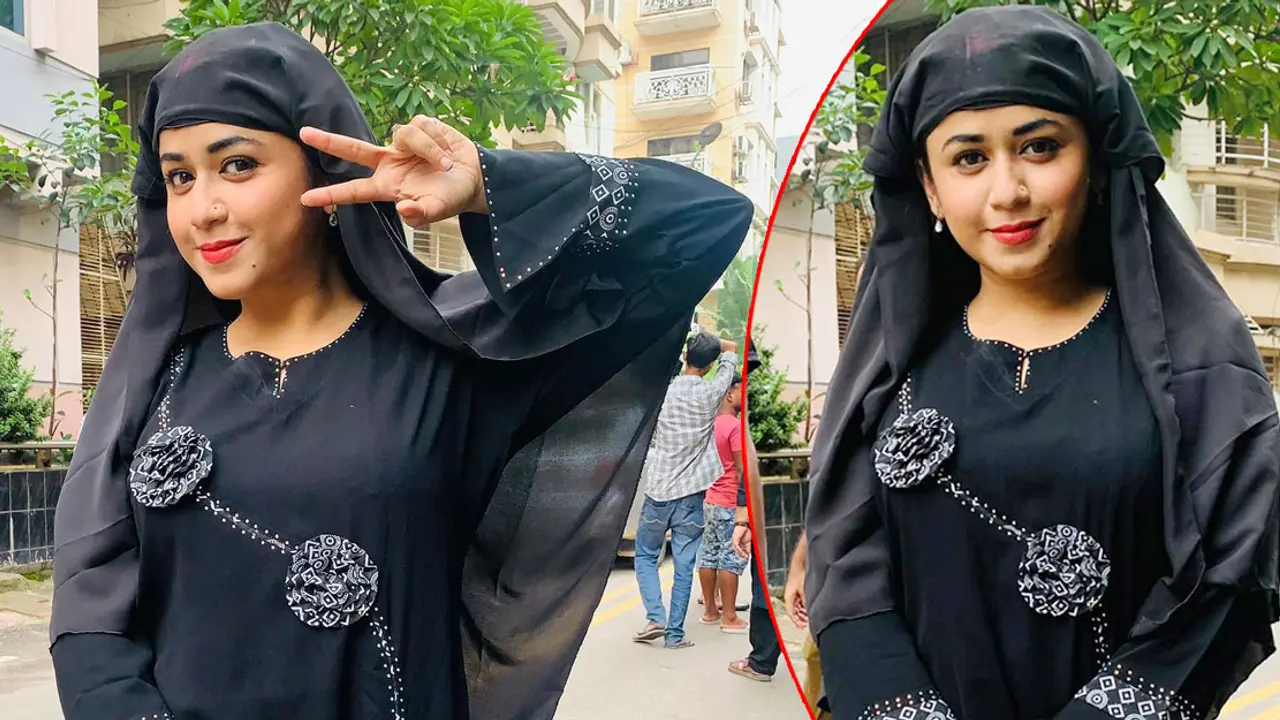 বয়ফ্রেন্ডকে হাতেনাতে ধরতে বোরকা পরেছেন ফারিয়া
