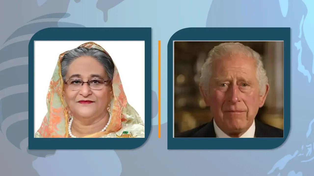 প্রধানমন্ত্রী শেখ হাসিনাকে চার্লসের টেলিফোন