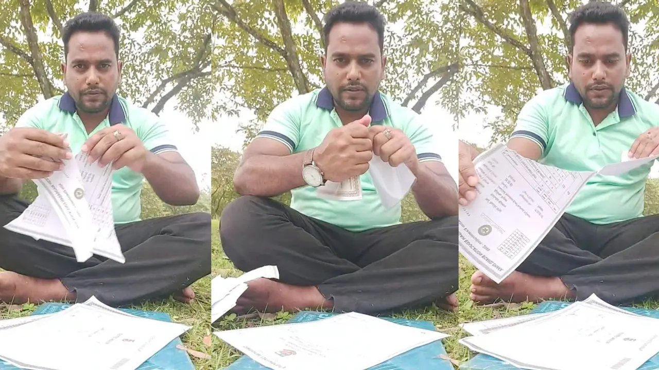 চাকরি না পেয়ে হতাশ, ফেসবুক লাইভে একাডেমিক সনদপত্র ছিঁড়লেন যুবক