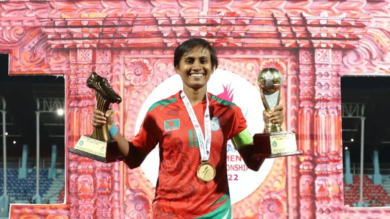স্বপ্নপূরণের টুর্নামেন্টে সেরা খেলোয়াড়ও সাবিনা