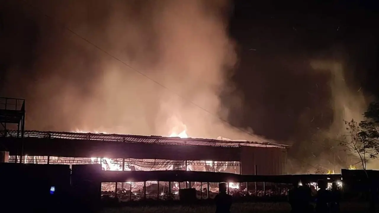 কার্বন তৈরির কারখানায় আগুন, সাড়ে ৪ ঘণ্টা পর নিয়ন্ত্রণে