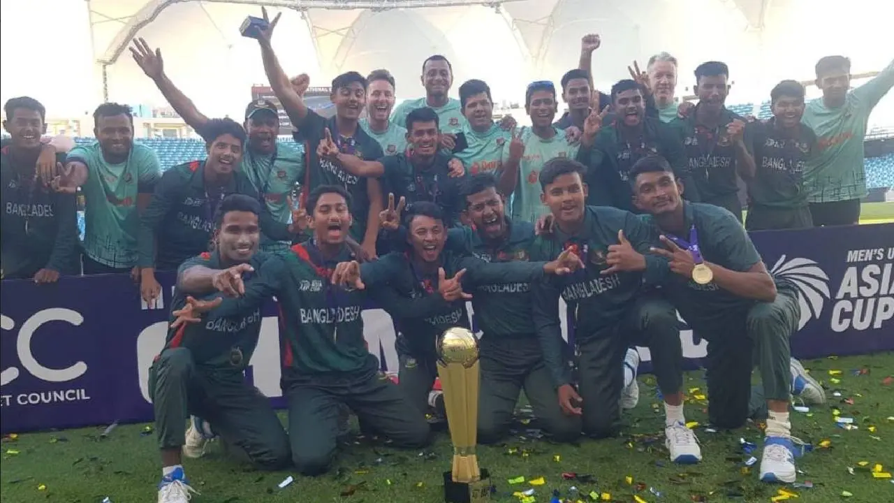 যুব এশিয়া কাপ চ্যাম্পিয়ন বাংলাদেশ 