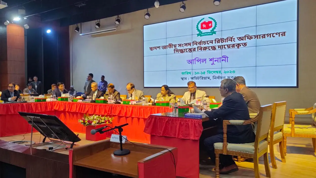 দ্বিতীয় দিনের আপিল শুনানি শেষে যে রায় দিলো ইসি