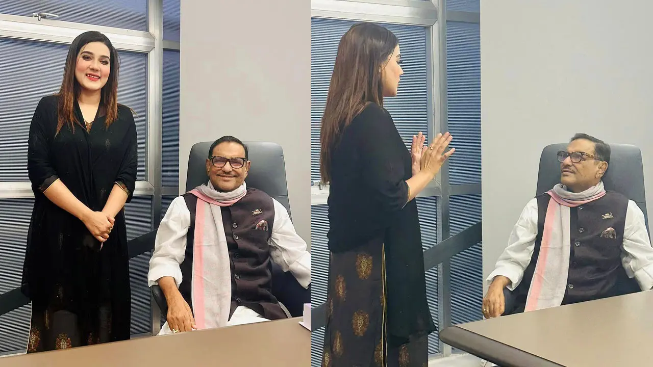ওবায়দুল কাদেরের সঙ্গে দেখা করে যা বললেন মাহিয়া মাহি