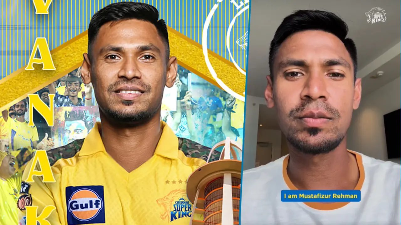 চেন্নাইকে কৃতজ্ঞতা জানিয়ে মুস্তাফিজের বার্তা