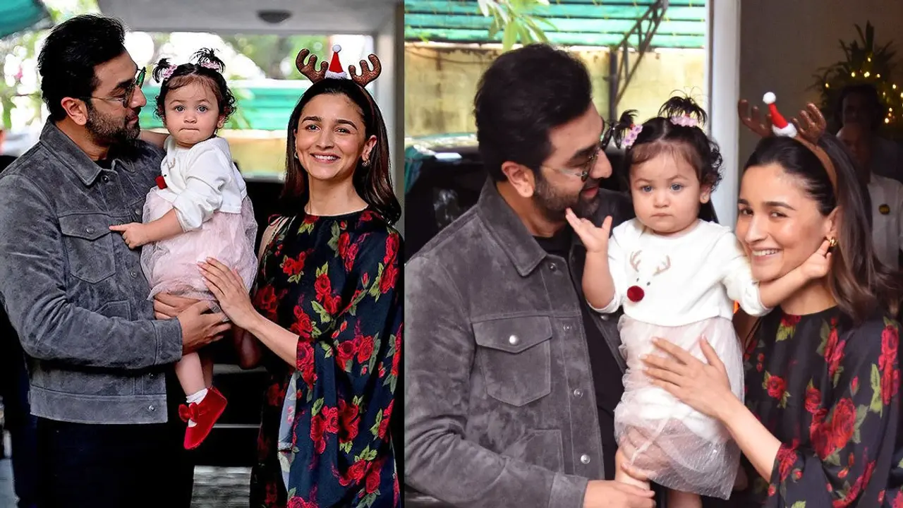 প্রথমবারের মতো মেয়েকে প্রকাশ্যে আনলেন রণবীর-আলিয়া